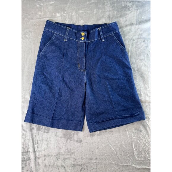 Gold Flava Womens Plus Size 16 Stretch Cotton Denim jean shorts - Picture 1 of 12